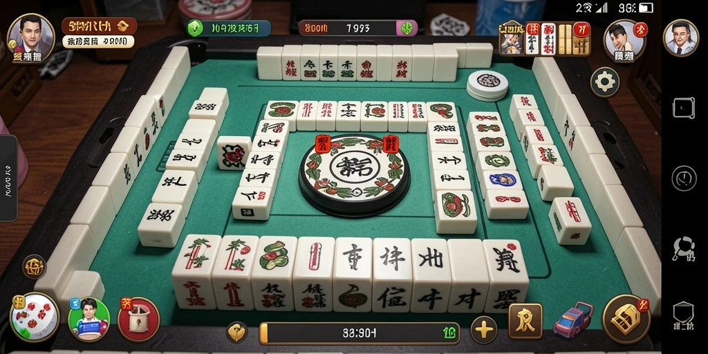 Tampilan gameplay Mahjong yang menarik dan menantang.