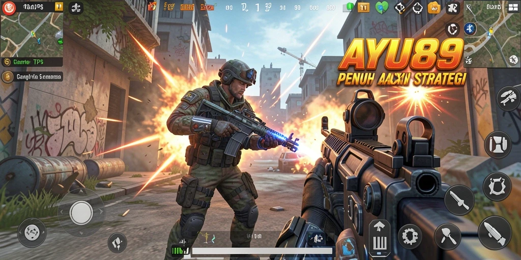 Tampilan gameplay TPS AYU89 yang mendebarkan dan dinamis.