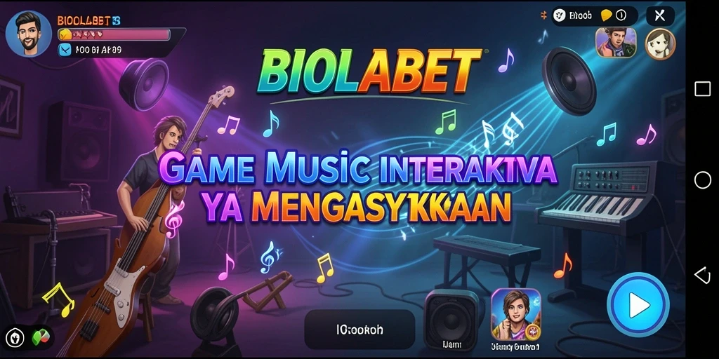 Tampilan gameplay menarik di BIOLABET dengan alunan musik