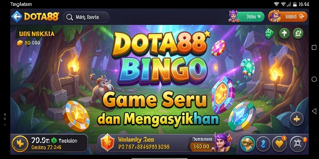 Screenshot DOTA88 menunjukkan keseruan gameplay Bingo yang menegangkan.