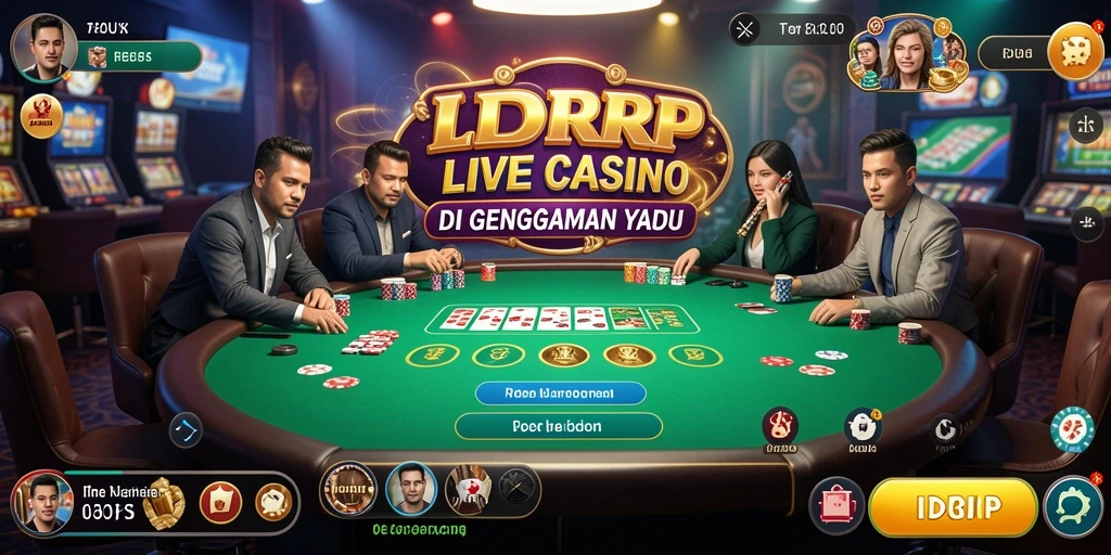 Screenshot gameplay <strong>IDRRP</strong> menampilkan dealer yang siap melayani Anda dengan penuh energi.