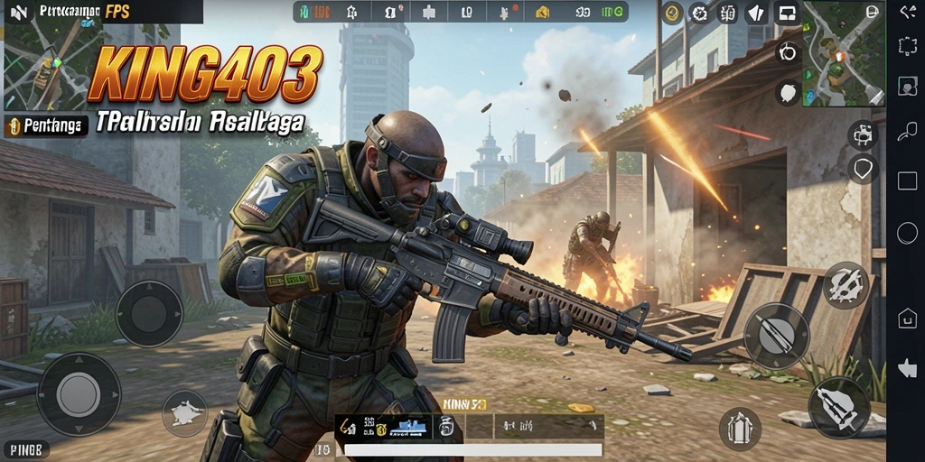 Tampilan menarik dari gameplay KING403 dengan aksi tembak-menembak yang intens.