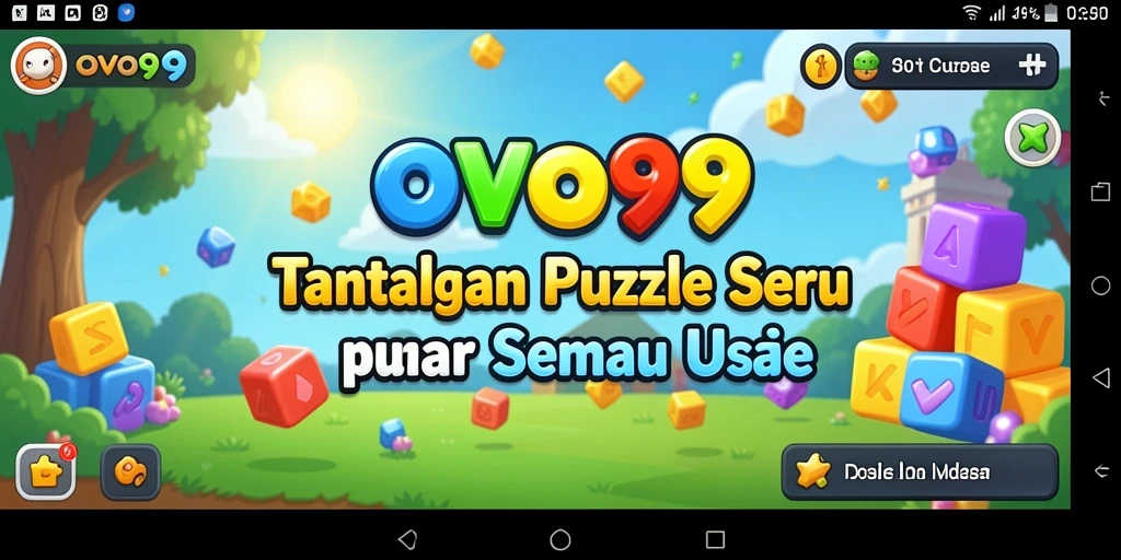 Screenshot gameplay OVO99 yang menunjukkan tingkat keseruan dalam menyelesaikan puzzle.