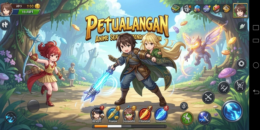Tampilan utama gameplay RPVIP1 yang seru dan dinamis.