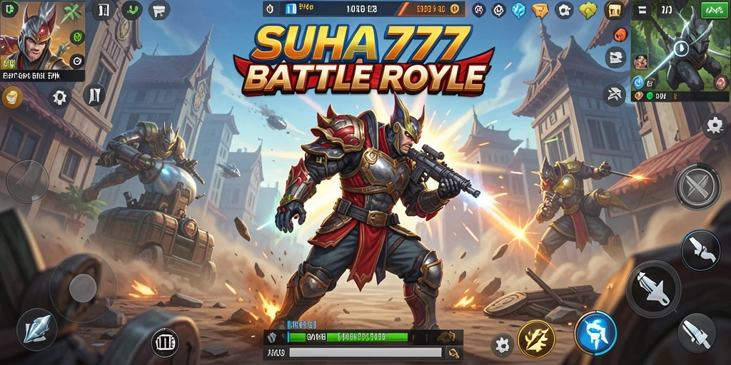 Screenshot gameplay menarik dari SUHU777 di arena Battle Royale.