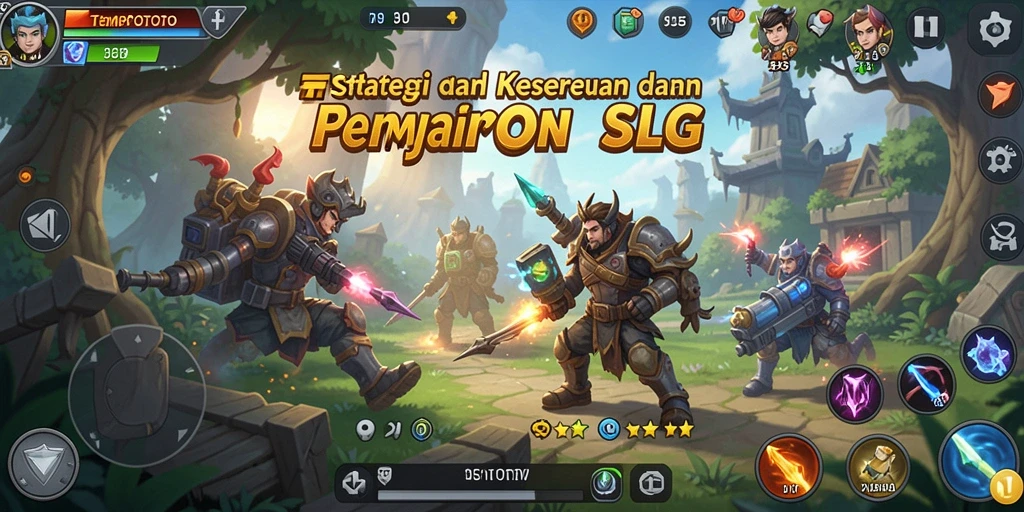 Screenshot tampilan gameplay yang menarik dari TEMPOTOTO.